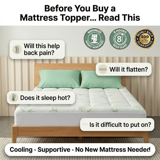 Best Bamboo Mattress Topper for Cooling Sleep 2026