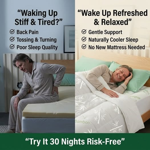 wake up feeling better without replacing your bed.