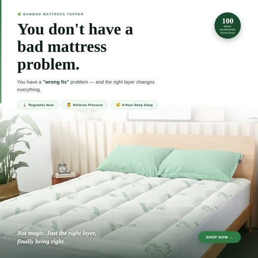 You Don’t Have a Mattress Problem — You Have a Wrong Fix Problem