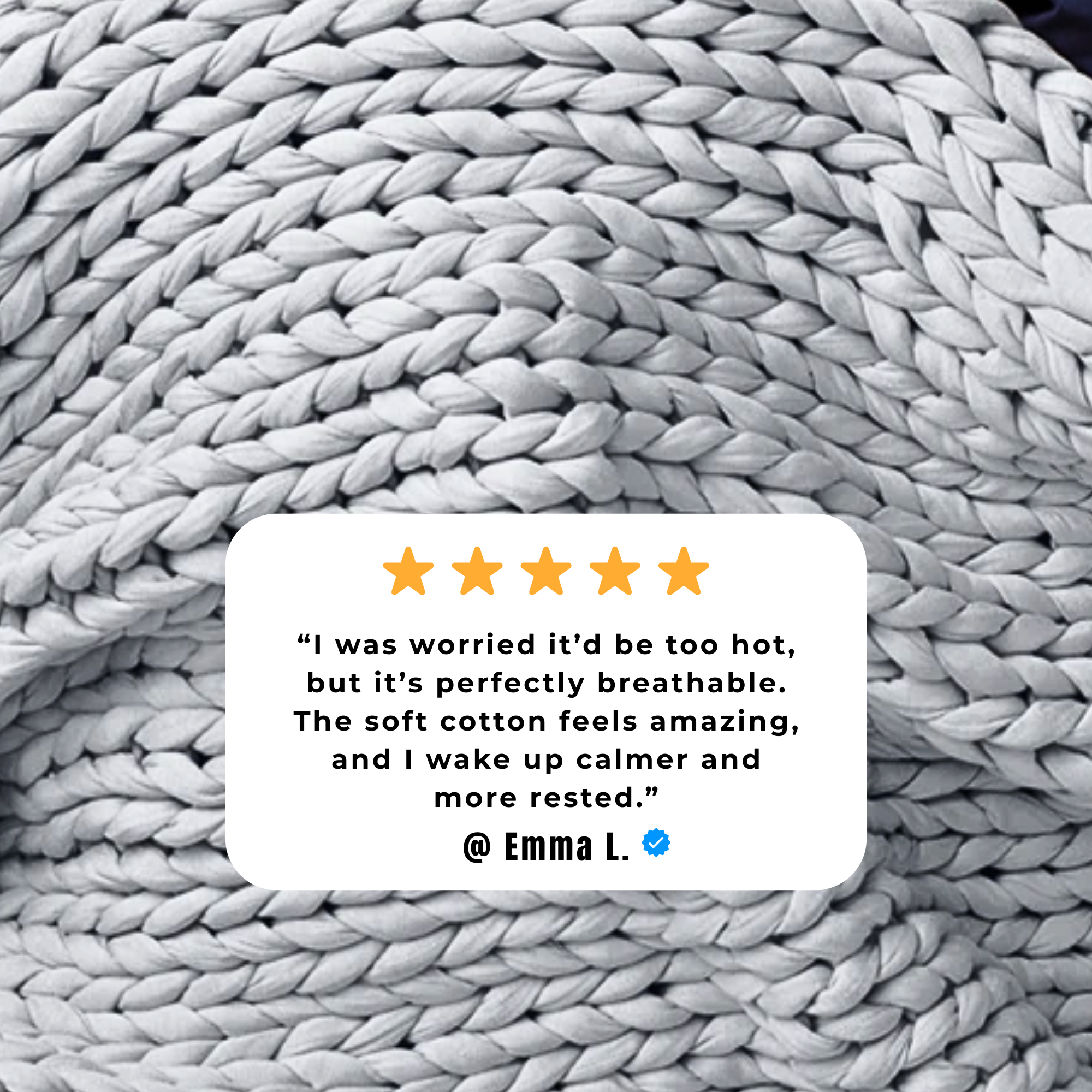 Cotton Weighted Blanket